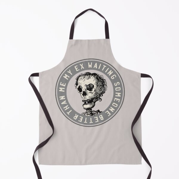 Item preview, My ex waiting for someone better than me - skull meme designed and sold by knappidesign.