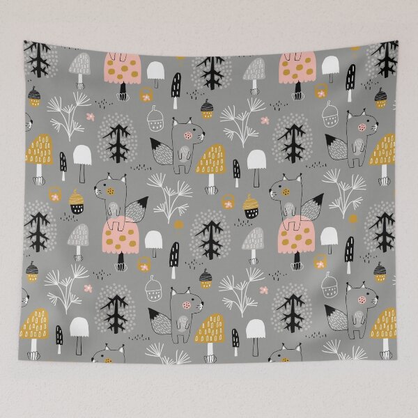 Item preview, Cute squirrels in the wood designed and sold by SweetPea49.