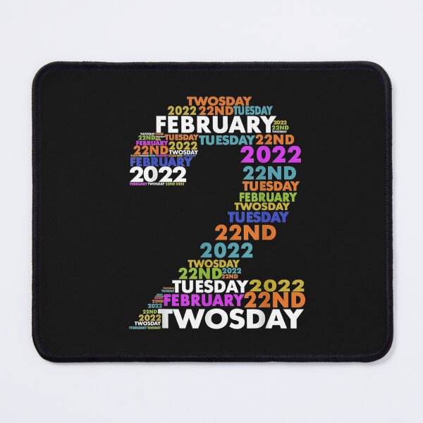 Item preview, Twosday Tuesday - February 2nd 2022 - Commemorative Twosday T-Shirt designed and sold by Besnier-Rahel.
