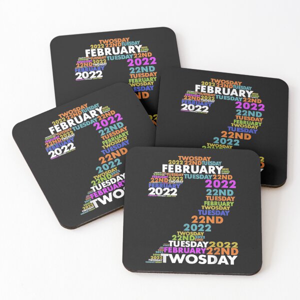 Item preview, Twosday Tuesday - February 2nd 2022 - Commemorative Twosday T-Shirt designed and sold by Besnier-Rahel.