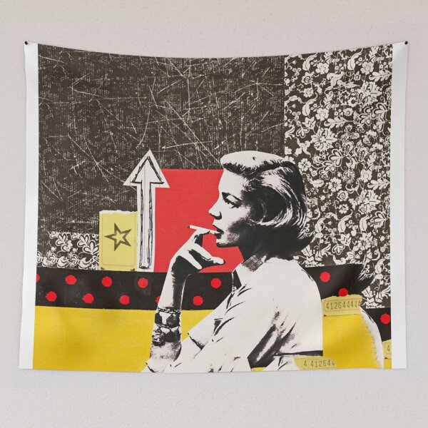 Item preview, VINTAGE MS BACALL SMOKE GIRL POSTER designed and sold by cynthiabennet.