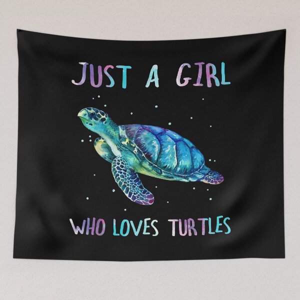 Item preview, Just A Girl Who Loves Turtles - Turtle Watercolor Sea Ocean designed and sold by richardmatthew.
