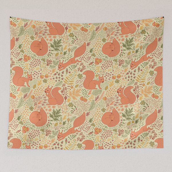Item preview, Cute squirrels in a cartoon style designed and sold by SweetPea49.