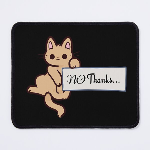 Item preview, No Thanks... designed and sold by Intr0vertLife.