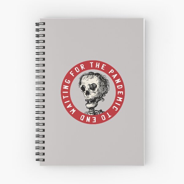 Item preview, Me waiting for the pandemic to end - skull meme designed and sold by knappidesign.