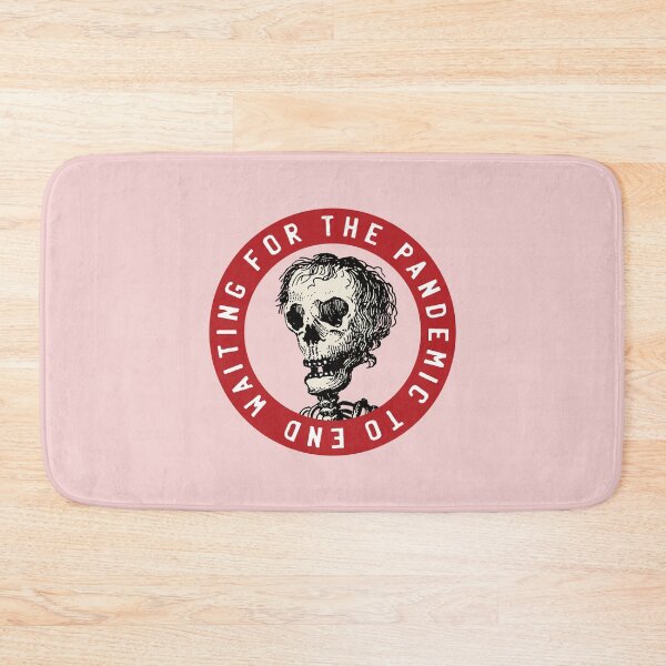 Item preview, Me waiting for the pandemic to end - skull meme designed and sold by knappidesign.