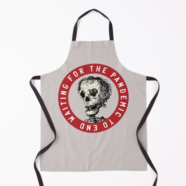 Item preview, Me waiting for the pandemic to end - skull meme designed and sold by knappidesign.