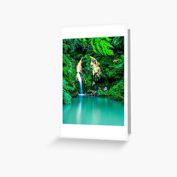 Item preview, Amazing Green Waterfall Nature's Gift designed and sold by Kate Juergens.