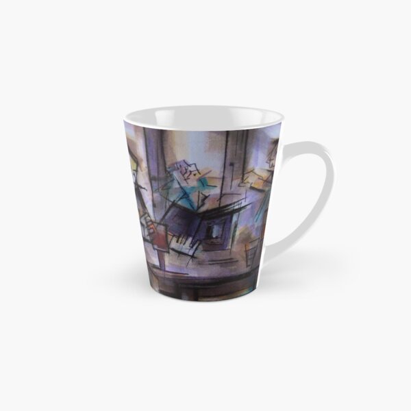 Girl, Wine, Book Tall Mug