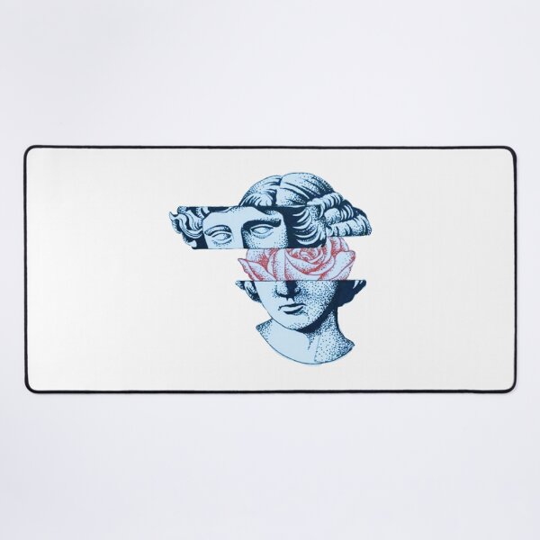 Item preview, Pink Flower Blue Statue designed and sold by Zaveroa.