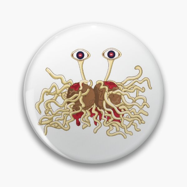 Item preview, rAMEN Flying Spaghetti  Monster pastafarianism Skeptic Atheist designed and sold by alltheprints.
