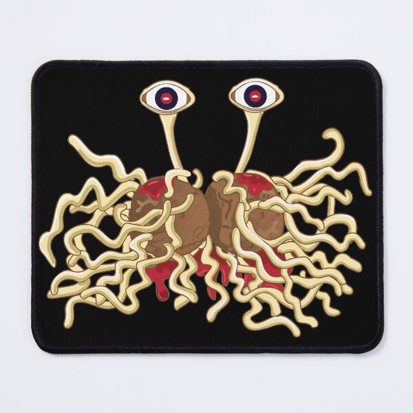 Item preview, rAMEN Flying Spaghetti Monster pastafarianism Skeptic Atheist designed and sold by alltheprints.