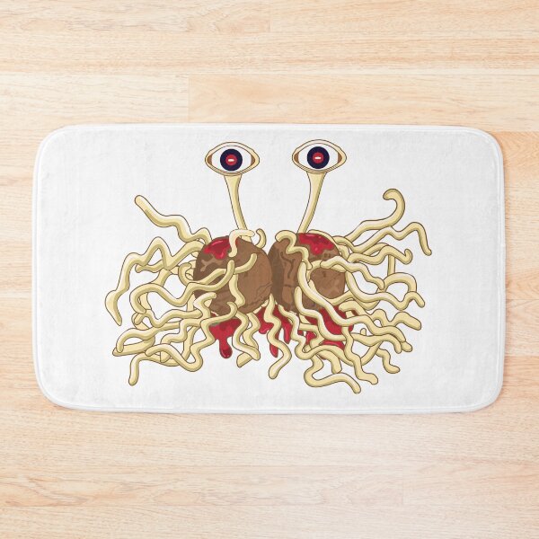 Item preview, rAMEN Flying Spaghetti  Monster pastafarianism Skeptic Atheist designed and sold by alltheprints.