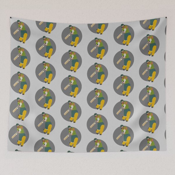Item preview, My classic sport drawing about Cricket designed and sold by Blondiabshop.