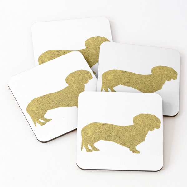 Item preview, Gold sausage dog designed and sold by dogobsession.
