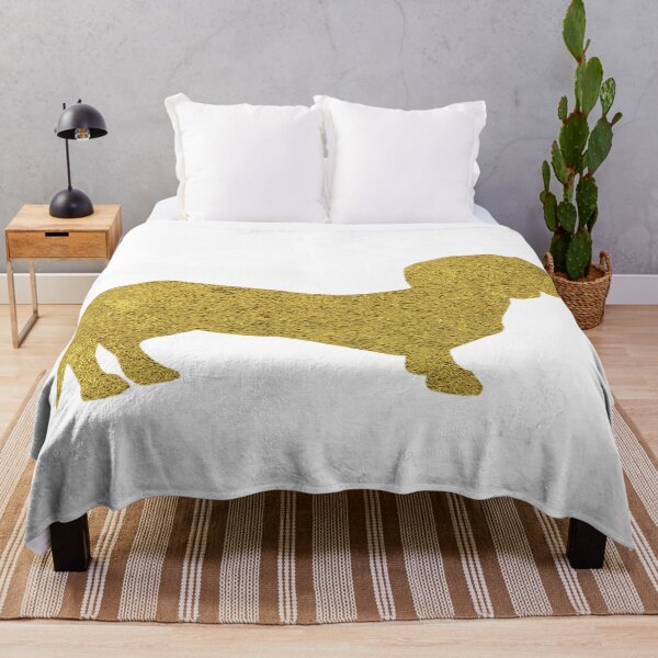 Item preview, Gold sausage dog designed and sold by dogobsession.