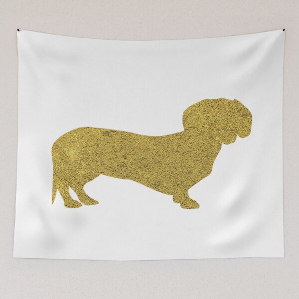 Item preview, Gold sausage dog designed and sold by dogobsession.