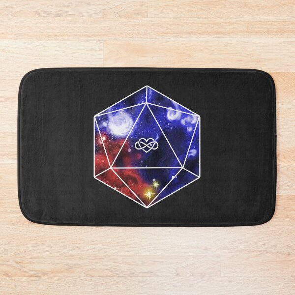 Item preview, Polyamorus Pride Galaxy D20 designed and sold by Ravenwood135.
