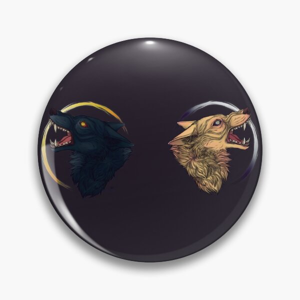 Item preview, sun and moon wolves - aforceofart designed and sold by aforceofart.