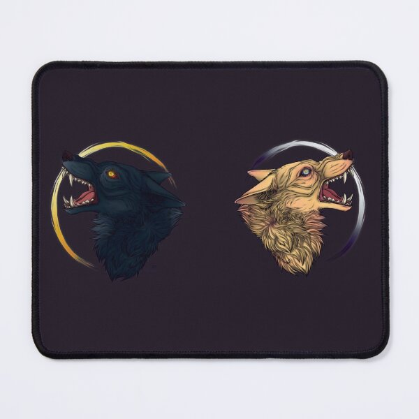 Item preview, sun and moon wolves - aforceofart designed and sold by aforceofart.