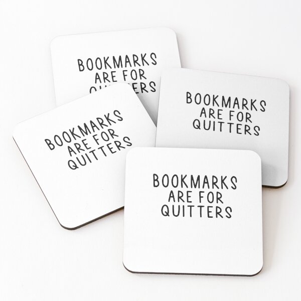 Item preview, Bookmarks Are For Quitters designed and sold by Heddar Badreddine.