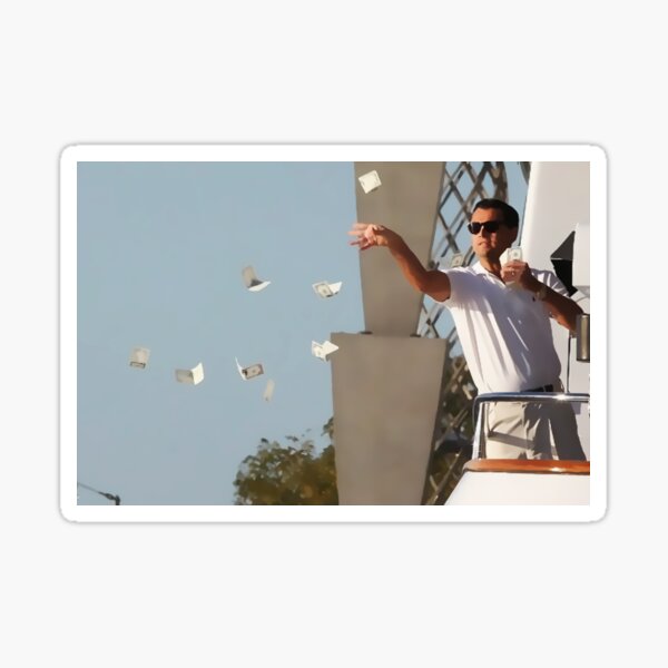 "Wolf Of Wall Street Sticker" Sticker by AndrejKling Redbubble