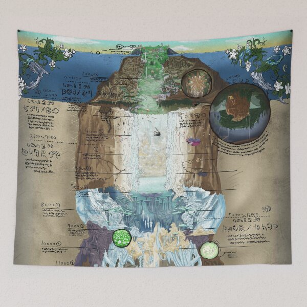 Item preview, Made in Abyss • Abyss Chart designed and sold by traceykleiii.