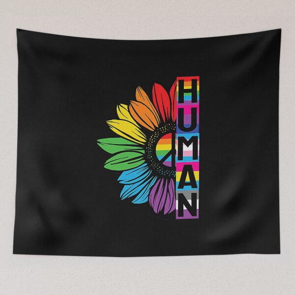 Item preview, Human Sunflower LGBT Flag designed and sold by andrewbrian.