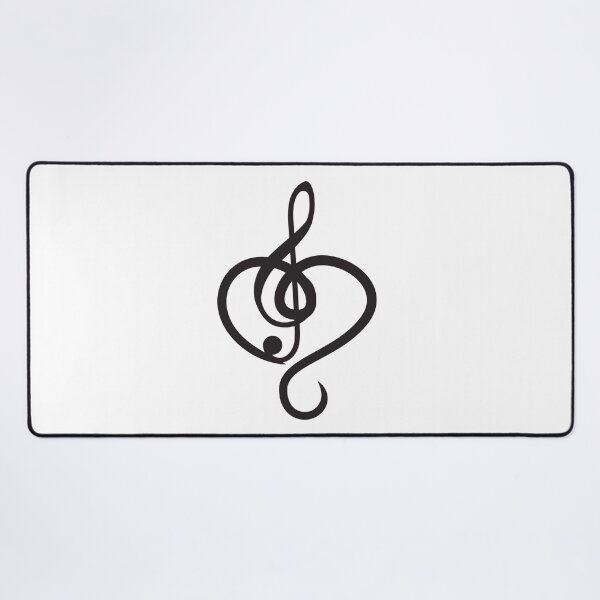 Item preview, St Valentine's Day Musical Note Heart designed and sold by MottoDigging.