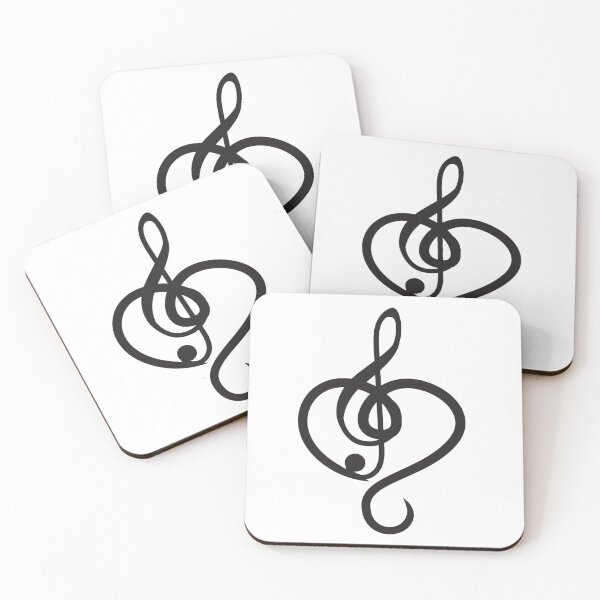 Item preview, St Valentine's Day Musical Note Heart designed and sold by MottoDigging.