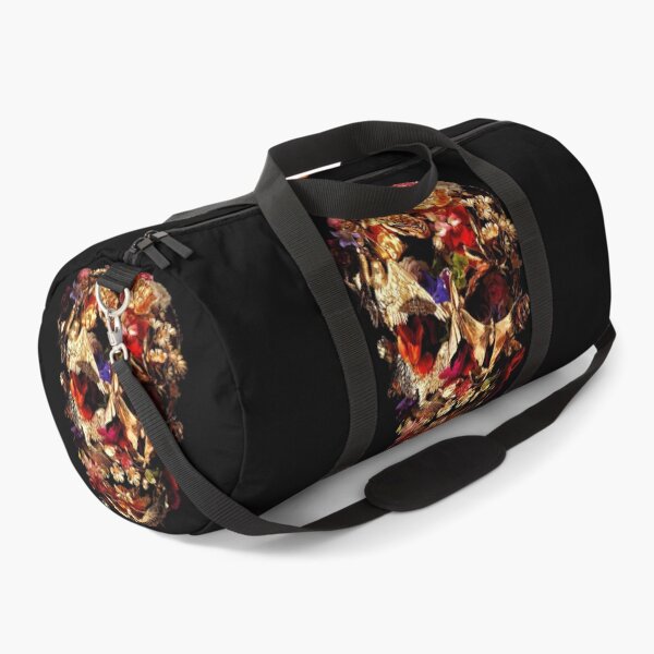 Item preview, Golden Flowers Skull Fashion Art Retro Roses designed and sold by elhefe.