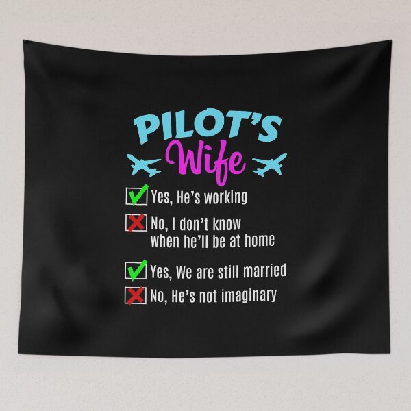 Item preview, Pilot Wife - Commercial Airline Pilot Wife designed and sold by anthonymark14.
