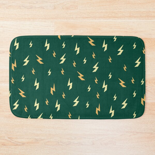 Aperçu de l'œuvre Lightning Bolts Esthétique Design Vert Jaune créée et vendue par RMelissart.