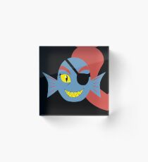 Simplistic Undyne Acrylic Block