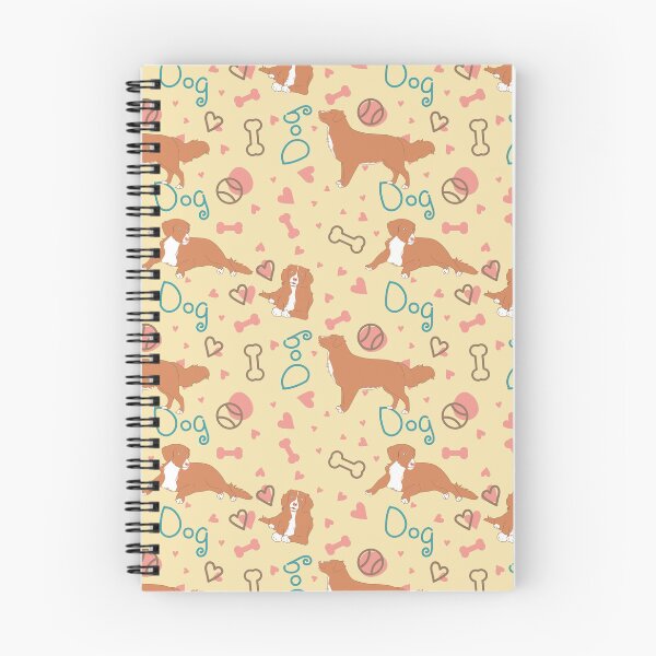 Item preview, Cute Nova Scotia Duck Tolling Retriever Toller - Yellow Background designed and sold by Lulupainting.