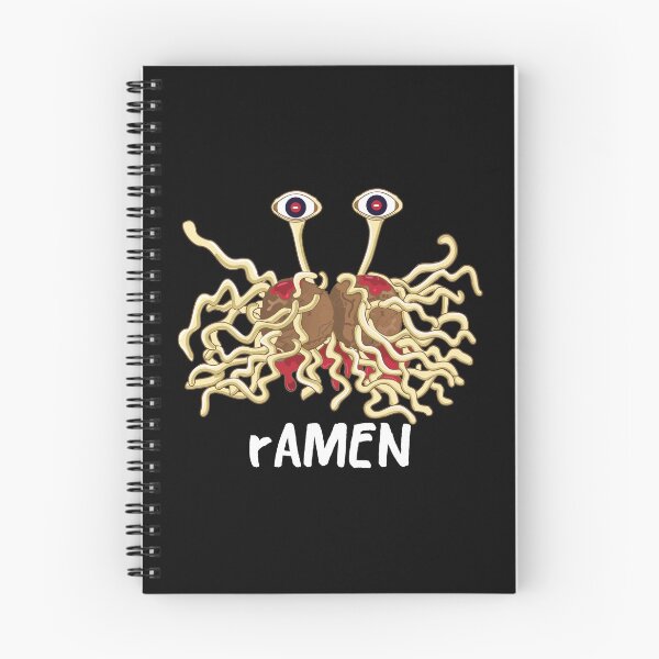 Item preview, rAMEN Flying Spaghetti  Monster pastafarianism Skeptic Atheist designed and sold by alltheprints.