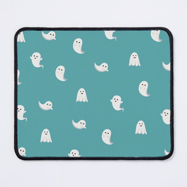 Item preview, Cute Little Ghost with blue background  designed and sold by RMelissart.
