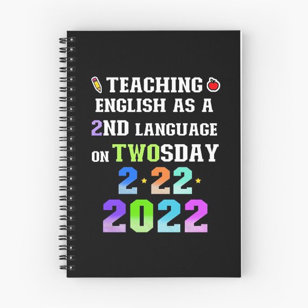 Item preview, Teaching English as a 2nd Language (ESL) on Twosday 2-22-22 February 22nd 2022 designed and sold by FlorenciaBliss.