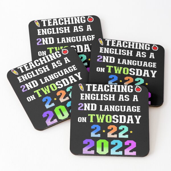 Item preview, Teaching English as a 2nd Language (ESL) on Twosday 2-22-22 February 22nd 2022 designed and sold by FlorenciaBliss.