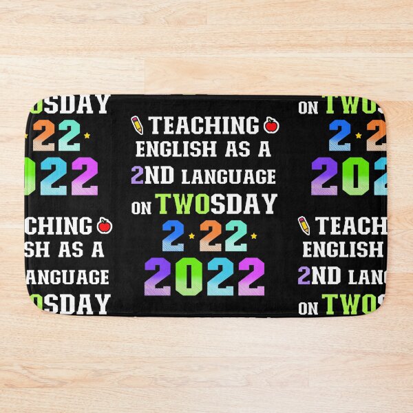 Item preview, Teaching English as a 2nd Language (ESL) on Twosday 2-22-22 February 22nd 2022 designed and sold by FlorenciaBliss.