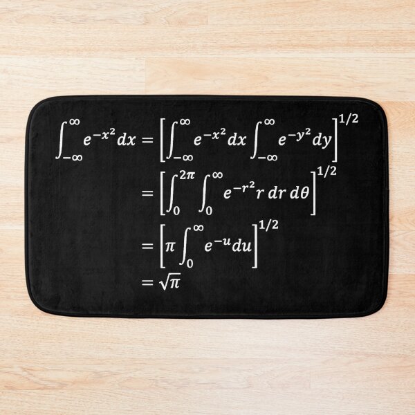 Item preview, gaussian integral dark vesrion designed and sold by NoetherSym.