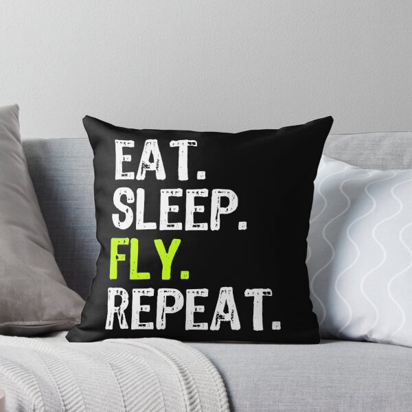 Item preview, Eat Sleep Fly Repeat Aviation Pilot designed and sold by anthonymark14.