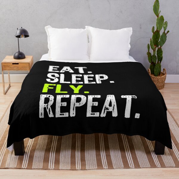 Item preview, Eat Sleep Fly Repeat Aviation Pilot designed and sold by anthonymark14.