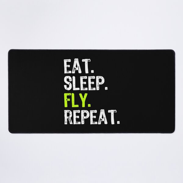 Item preview, Eat Sleep Fly Repeat Aviation Pilot designed and sold by anthonymark14.