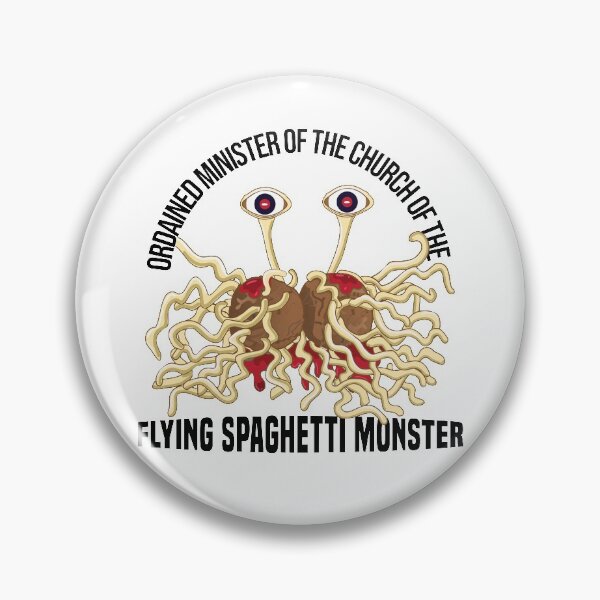 Item preview, Ordained Minister of Church of the Flying Spaghetti Monster designed and sold by alltheprints.
