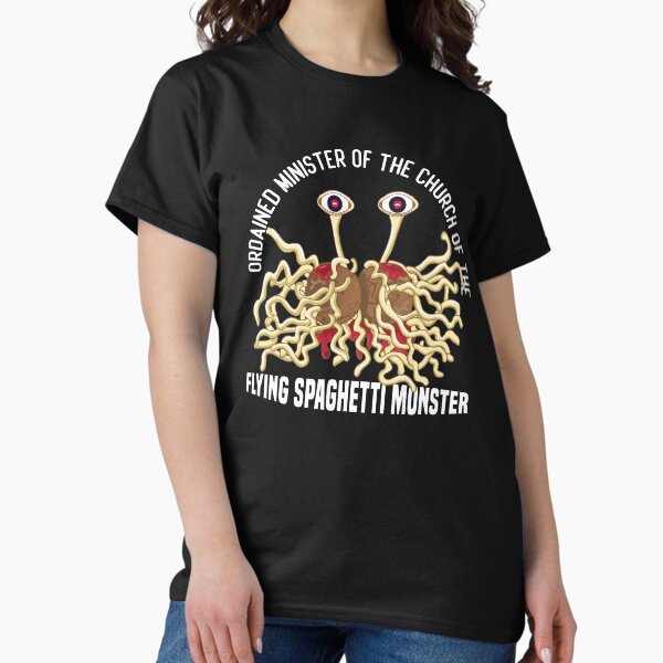 Ordained Minister of Church of the Flying Spaghetti Monster Classic T-Shirt