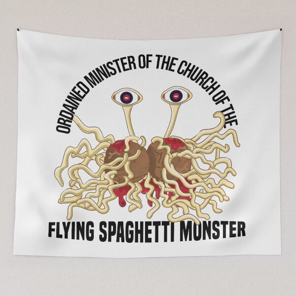 Item preview, Ordained Minister of Church of the Flying Spaghetti Monster designed and sold by alltheprints.