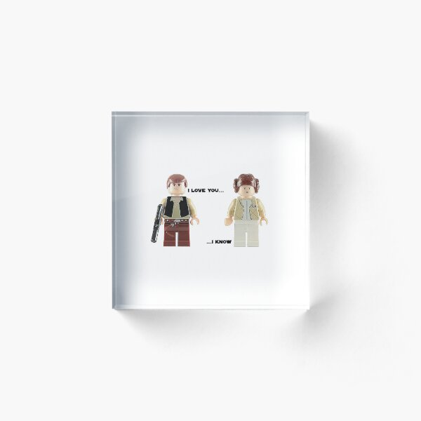 I love you - I know Acrylic Block