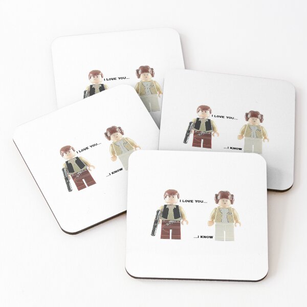 I love you - I know Coasters (Set of 4)