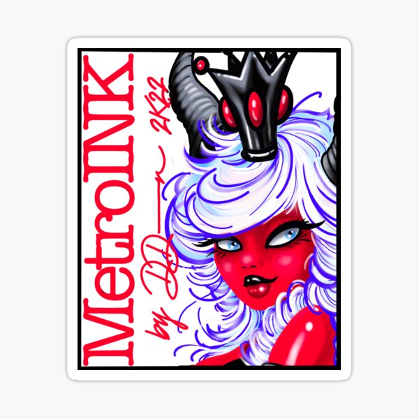 MetroINK Diva Sticker